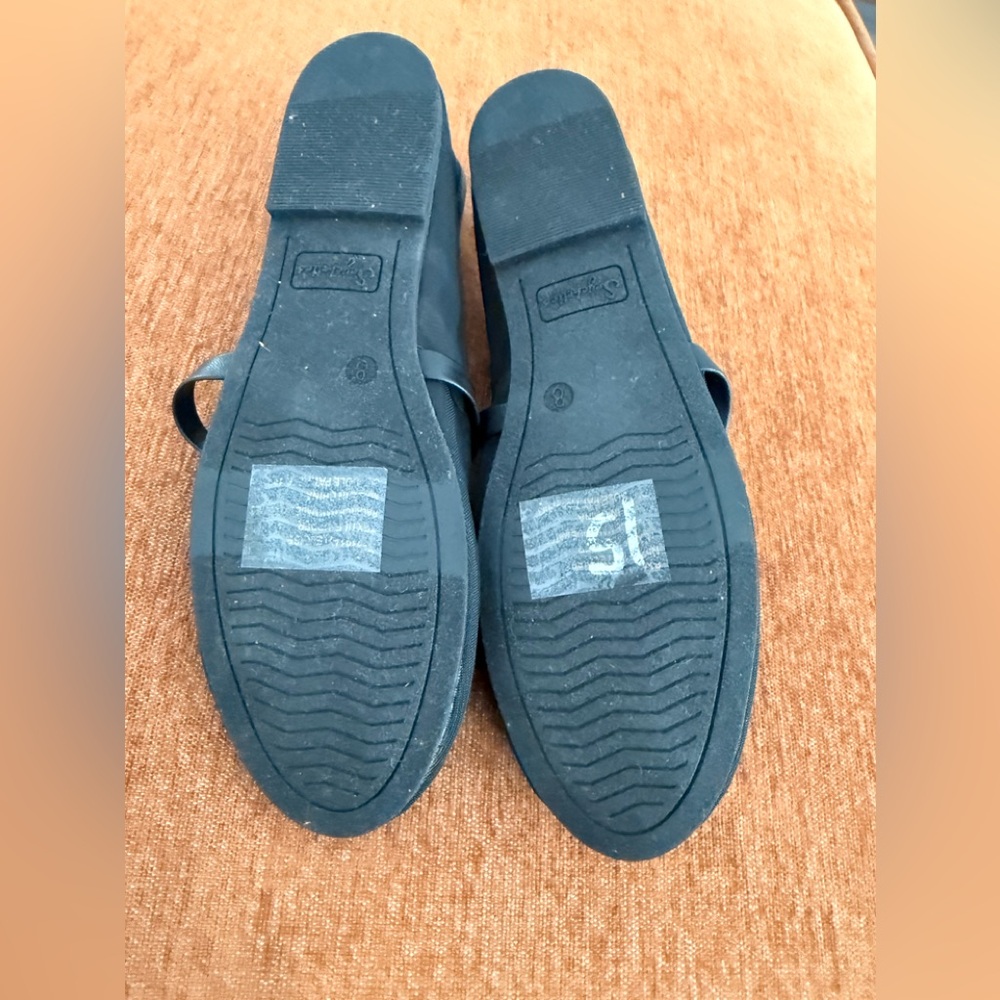 Seychelles Black Women's Flats with Bow Detail - Picture 3 of 5
